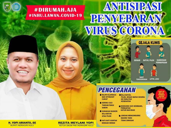 Belum Ada Kasus Positif, Pemkab Inhu Sudah Anggarkan Rp90,2 M untuk Penanganan Covid-19