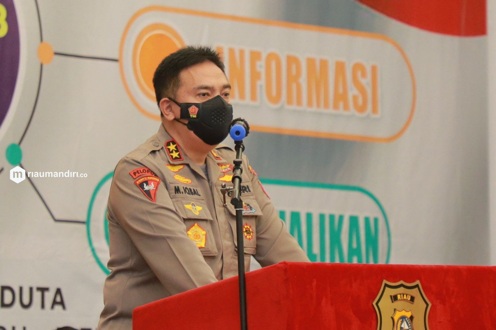 Kapolda Riau Minta Pengemban Humas Pahami Pasal 17 UU KIP