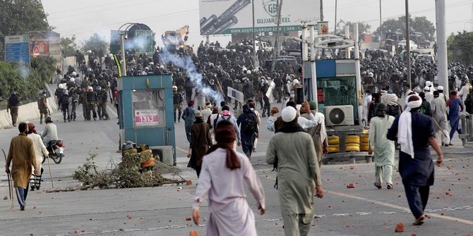 Partai Islam Radikal di Pakistan Demo, 3 Polisi Tewas Ditembak Massa