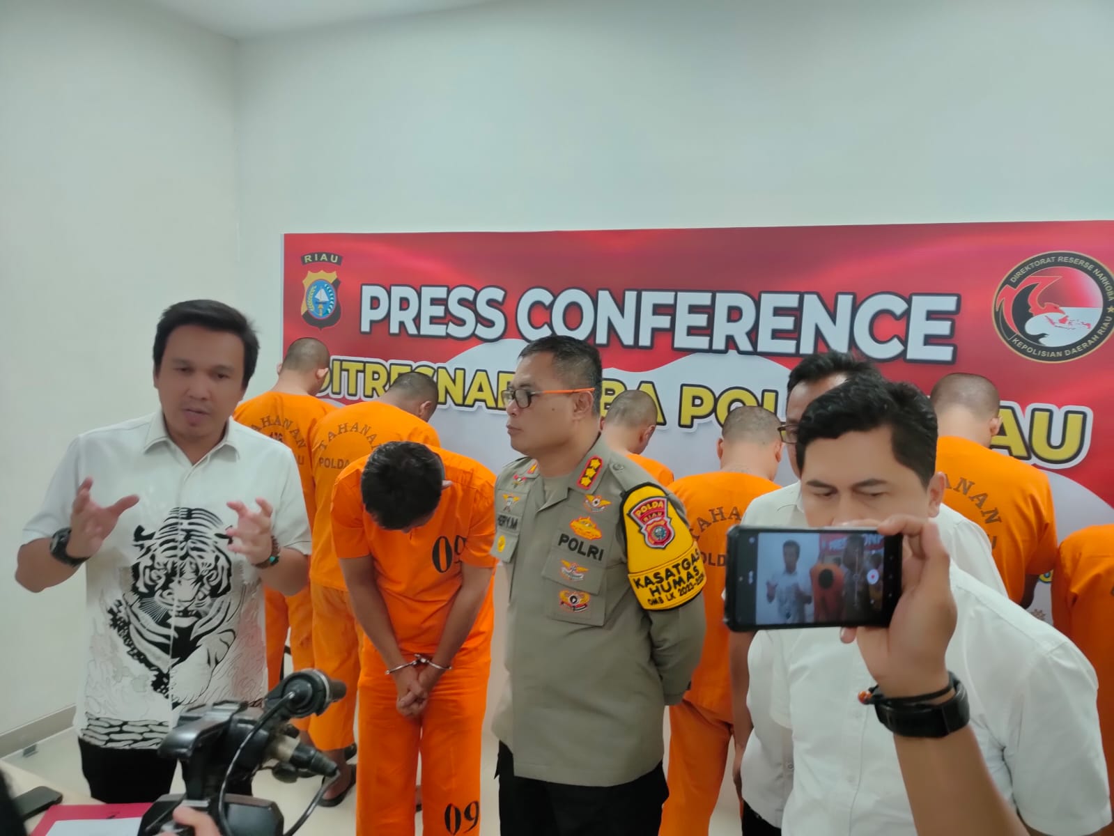 Gagalkan Penyelundupan 31 Kg Sabu, 7 Orang Diamankan Polda Riau