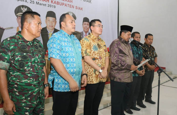 Bupati Siak Ajak Semua Pihak Sukseskan Pemilu Serentak 2019
