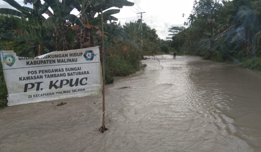 Sungai Malinau Tercemar Limbah Batu Bara, Warga Mengadu ke Senator