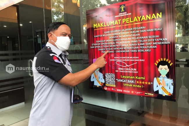 Wujudkan WBK, Kanwil Kemenkum HAM Riau Luncurkan Aplikasi Pusaka