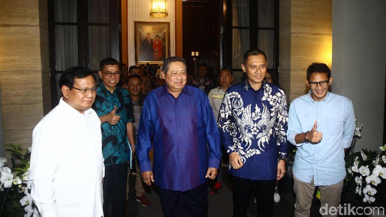 Usai Pertemuan di Mega Kuningan, Prabowo: AHY Wanbin Timses, Pak SBY Jurkam