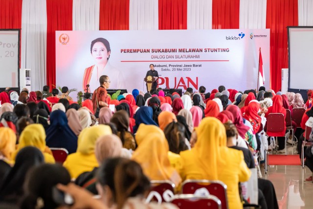 Peringatan Harkitnas, Puan Ajak Ibu-ibu di Sukabumi Memerangi Stunting