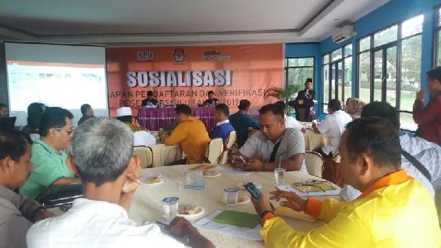 KPU Kampar Sosialisasikan Pendaftaran Calon DPD