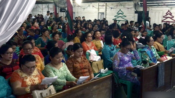 Natal di Dharmasraya, Pendeta: Kondusif, Kami Tidak Terpengaruh dengan Isu yang Beredar
