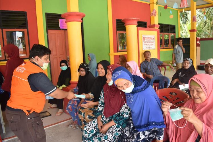Rumah Zakat Pekanbaru Buka Posko Siaga Darurat Asap di Desa Tanjung Bungo Kampar