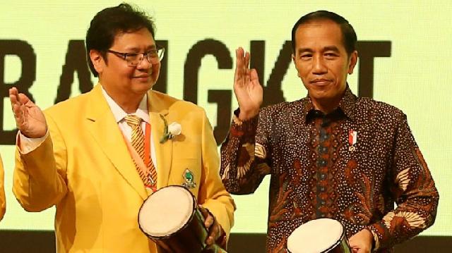 Golkar Sorongkan Airlangga untuk Cawapres Jokowi