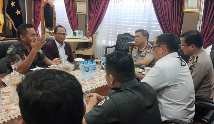 Sukseskan Pilkada 2020, Ketua Bawaslu Riau dan Jajaran Audiensi dengan Kapolda Riau