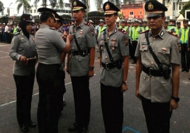 Polres Mutasi Lima Perwira