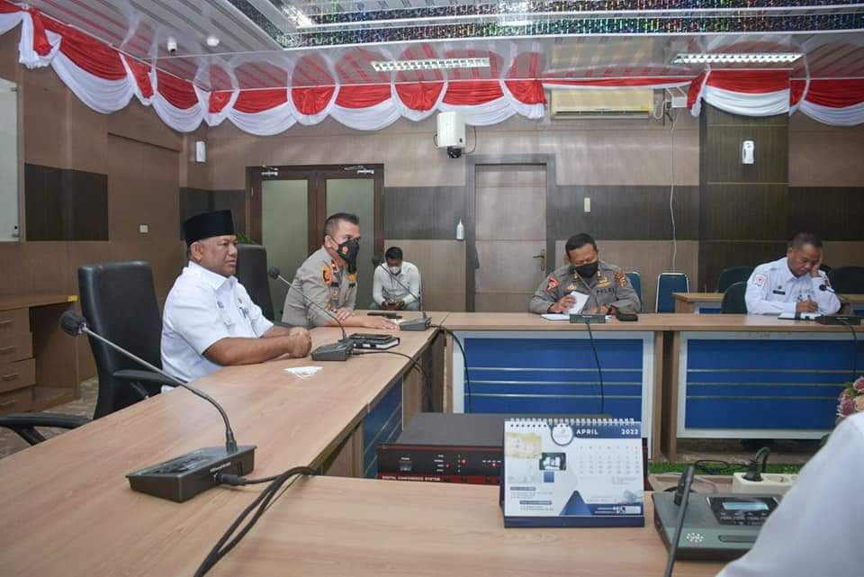 Sambut Idul Fitri, Pemkab Kampar Persiapkan Posko Keamanan dan Vaksinasi