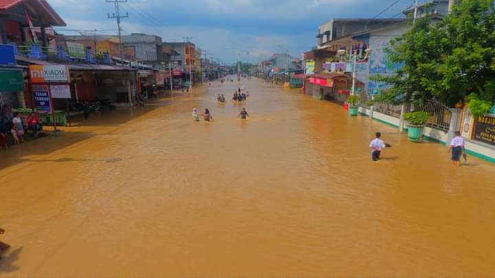2.345 Rumah di Rohul Terendam Banjir