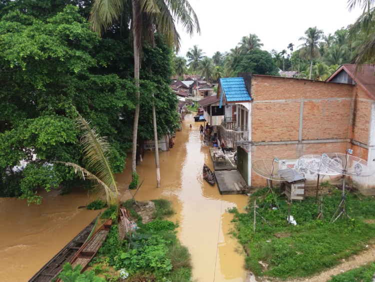 Dua Desa di Kampar Diterjang Banjir Luapan Sungai Subayang