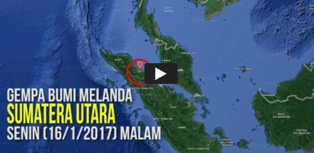 VIDEO: Sumatera Utara Dilanda Gempa Bumi 5,6 SR
