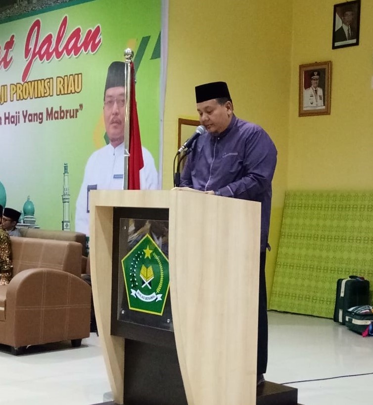 Bupati Inhil Kembali Melepas Keberangkatan JCH Kloter 3 Menuju Madinah