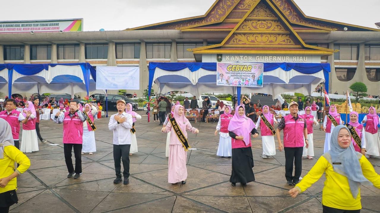 Buka Gebyar TK se-Pekanbaru, Wako Agung Minta Guru Terus Upgrade Ilmu