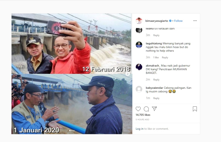 Jadi Korban Hoaks Politikus PSI, Wako Bogor: Menebar Hoax di Tengah Bencana Itu Menyedihkan