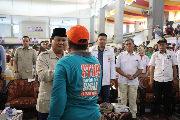 Diserbu Garam Impor, Petani Jawa Timur Curhat ke Prabowo