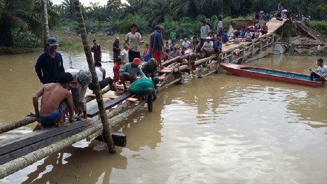 Banjir di Inhu Tewaskan 1 Warga