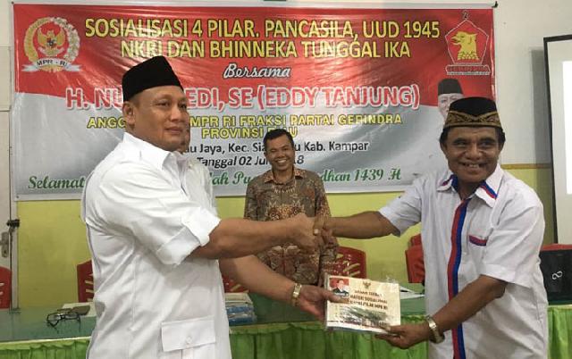 Di Depan Nurzahedi, Warga Pandau Jaya Minta DPR Jaga Kedaulatan NKRI