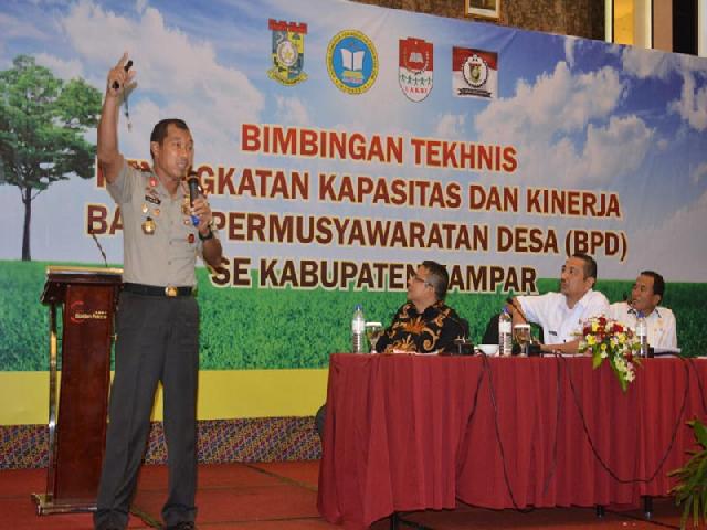 Kapolda NTB Motivasi Forum BPD Kampar