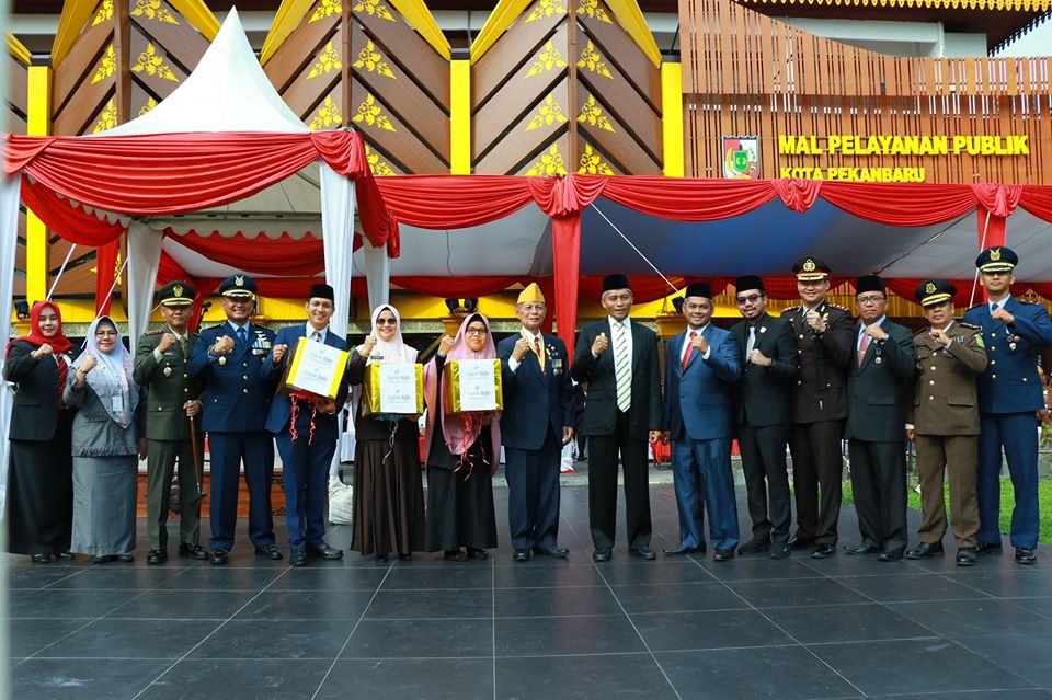 Peringatan Hari Pahlawan 2019, 125 Veteran Terima Sagu Hati dari Pemko Pekanbaru