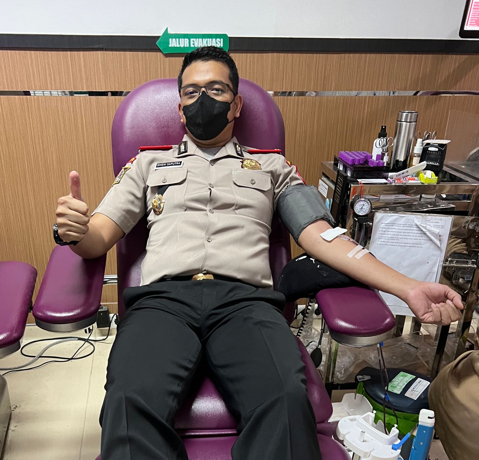 Jumlah Produksi Darah Indonesia Rendah, Perwira Polri Kampanyekan Donor