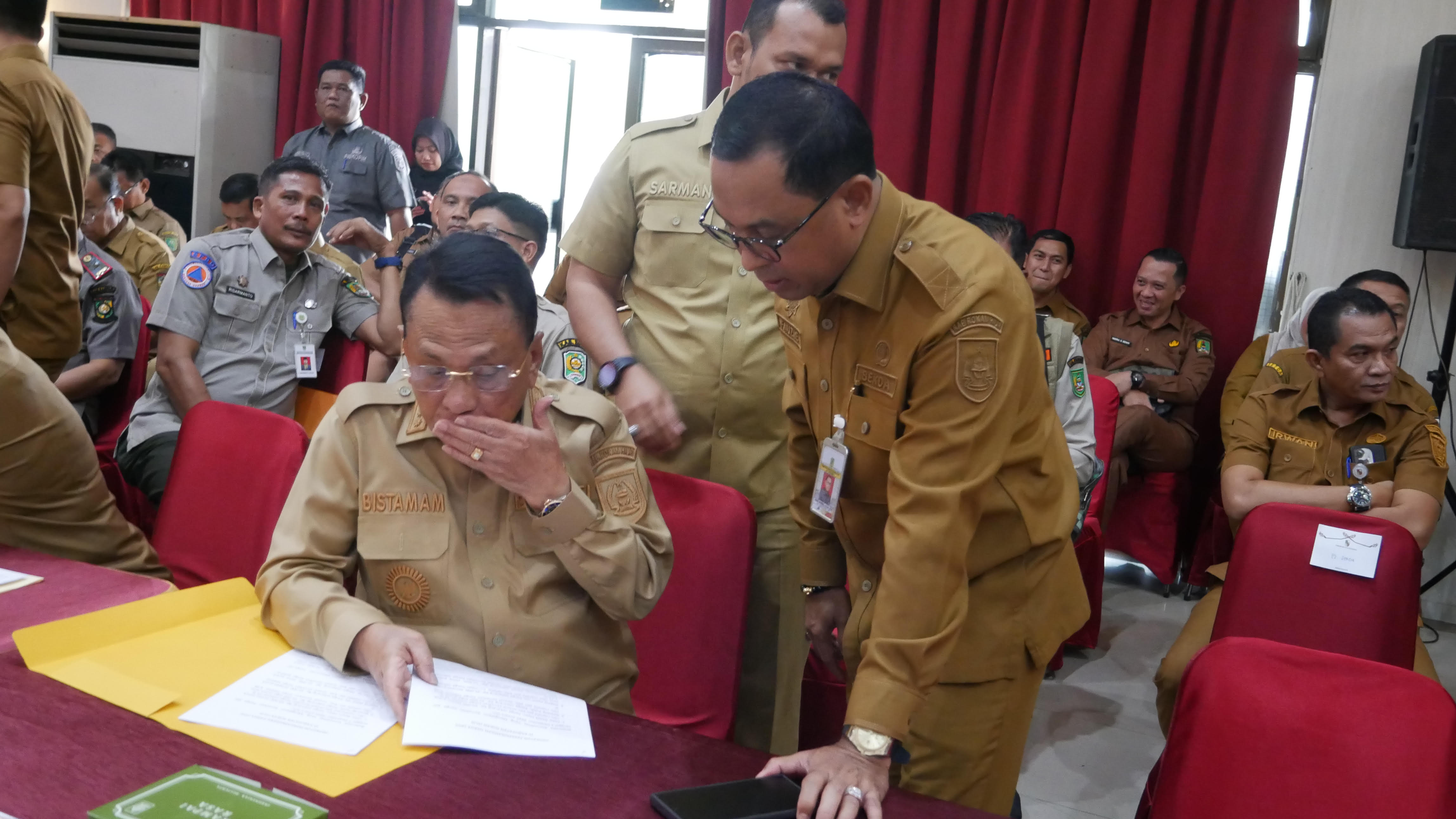 Pemkab Rohul Paparkan Upaya Antisipasi Potensi Bencana Hidrometeorologi