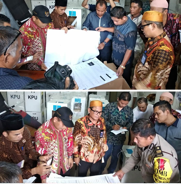 Periksa 28 Kotak Suara, Bawaslu Riau Putuskan KPU Rohul Tidak Lakukan Pelanggaran