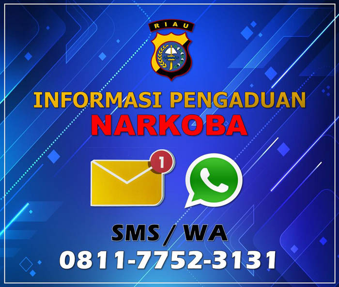 Buka Call Center Pengaduan Narkoba, Kapolda: Riau Jalur Lintas dan Peredaran Narkoba