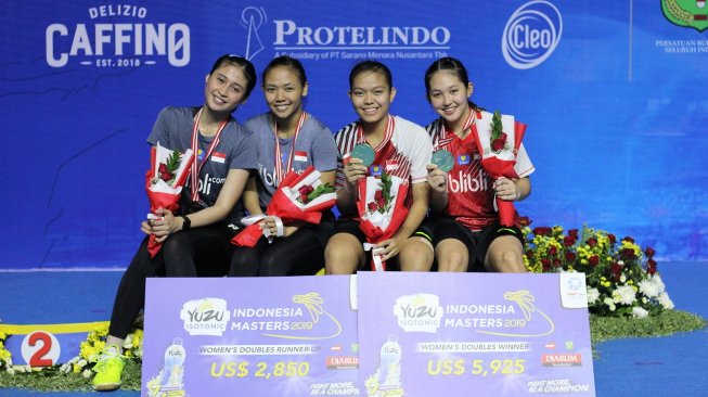 Kalahkan Della /Rizki, Fadia /Ribka Juara Indonesia Masters 2019 Super 100