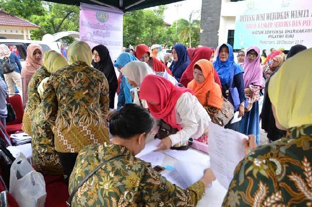 Cegah Kanker Serviks, 1.200 Perempuan Jalani IVA Test di Riau
