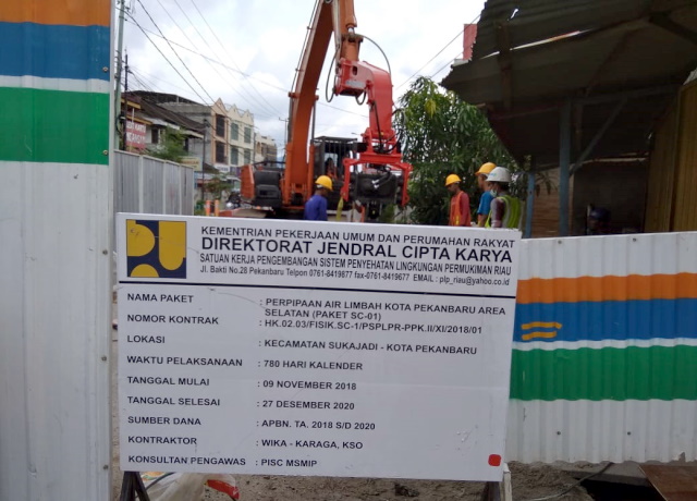 Kerap Kecelakaan, Warga Keluhkan Proyek IPAL di Kecamatan Sukajadi Pekanbaru