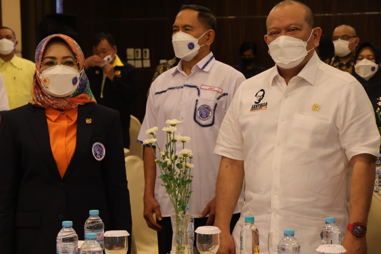 Ketua Umum PB PSI Puji Kepedulian LaNyalla di Bidang Olahraga