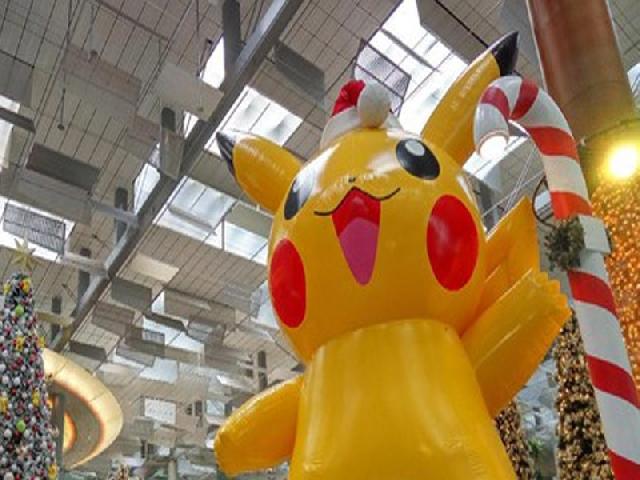 Liburan Akhir Pekan Bandara Changi Di serbu Pokemon