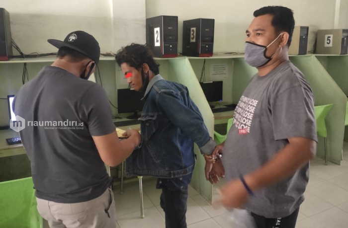 Sempat Kabur ke Medan, Maling Motor di Perawang Ditangkap di Warnet Pekanbaru