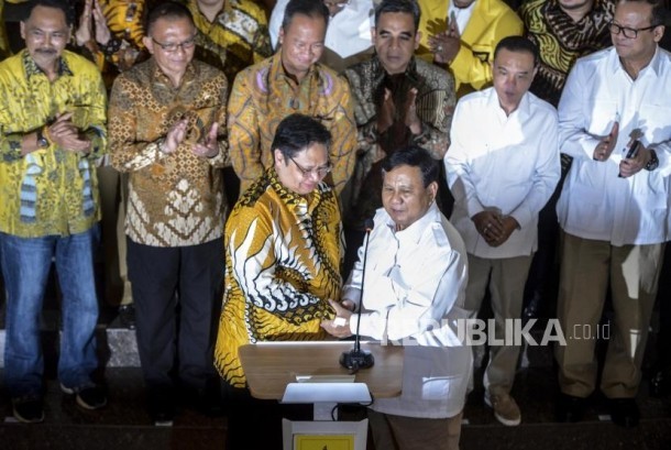 Safari Politik Prabowo ke Golkar, Sinyal Gerindra Diterima Koalisi Jokowi?
