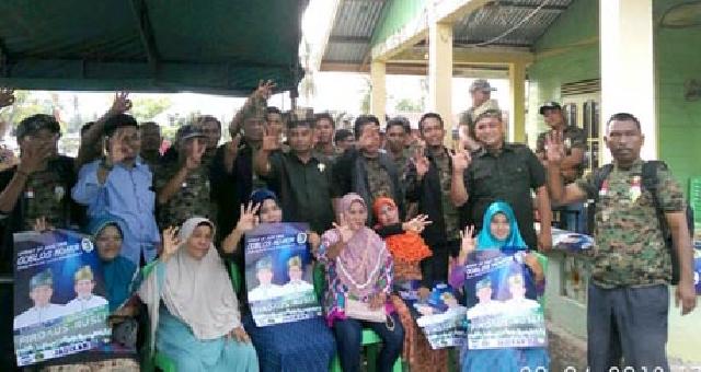 Sosialisasi di Bukit Batu, Panglima LMR Riau: Firdaus-Rusli Pemimpin Peduli Budaya Melayu