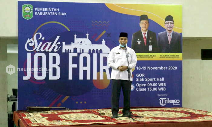 Job Fair Siak Resmi Dibuka, Diikuti 30 Perusahaan