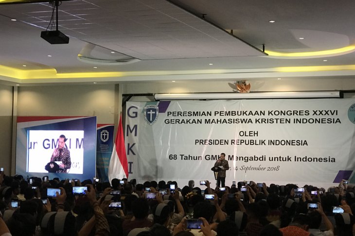 Hadiri Pembukaan Kongres GMKI, Ini yang Dikatakan Jokowi