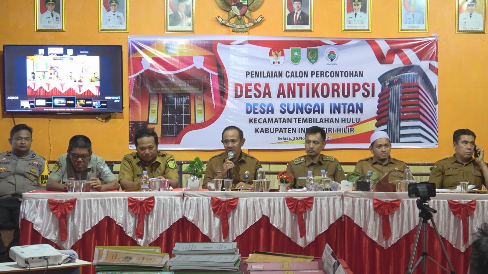 Desa Sungai Intan Predikat Istimewa Percontohan Antikorupsi KPK RI