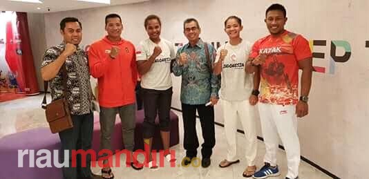 Bupati Mursini Kunjungi Atlet Dayung Asian Games 2018 Asal Kuansing 