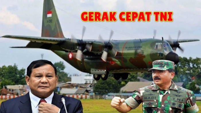 Prabowo Ajukan Permohonan Hercules Terbang ke China Ambil Alkes Corona 12 Ton