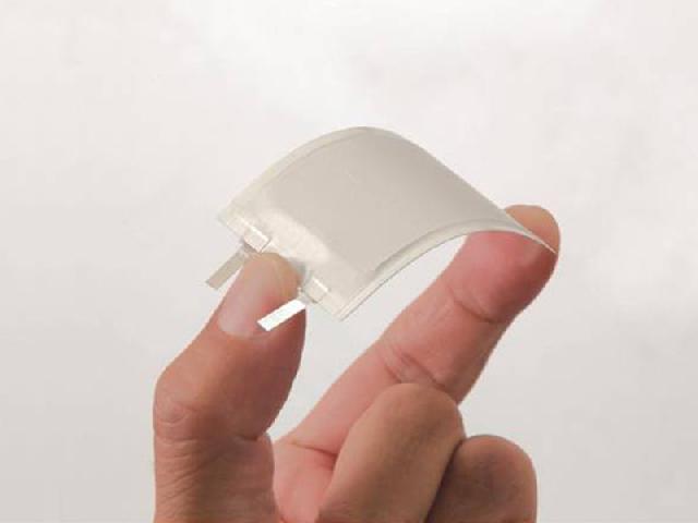 Panasonic Mengembangkan  Baterai Lithium-ion dengan Tipis dan  Dapat Dilipat