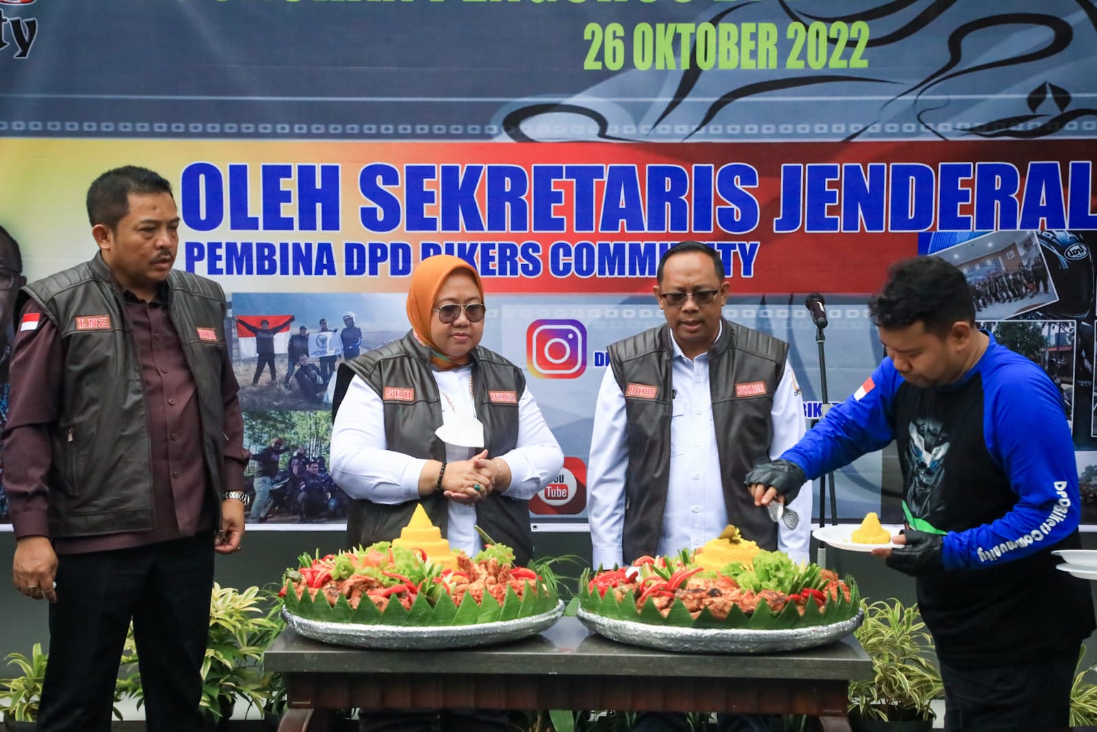 Sekjen DPD RI Kukuhkan Pengurus Baru DPD Bikers Community