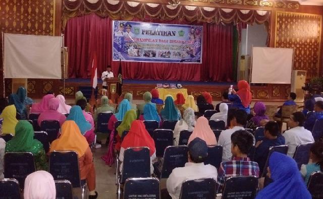 100 Penyandang Disabilitas Dibekali Keterampilan Oleh Dinas Sosial