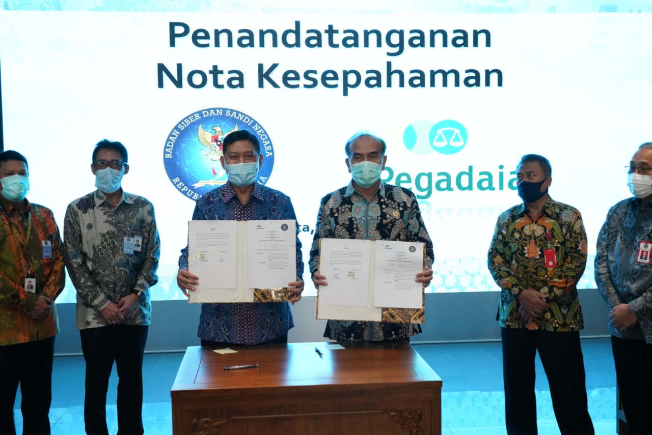 Pegadaian dan BSSN Jalin Kerja Sama Keamanan Sistem Elektronik