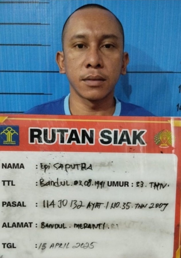 Tiga Napi Lapas Kelas IIB Siak Kabur: Dua Ditangkap, Satu Buron