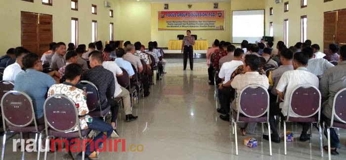 Ini Tiga Arahan Kapolres Kuansing Saat Focus Group Discussion 